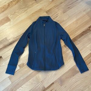 NWOT Athleta slate blue full zip jacket - size M